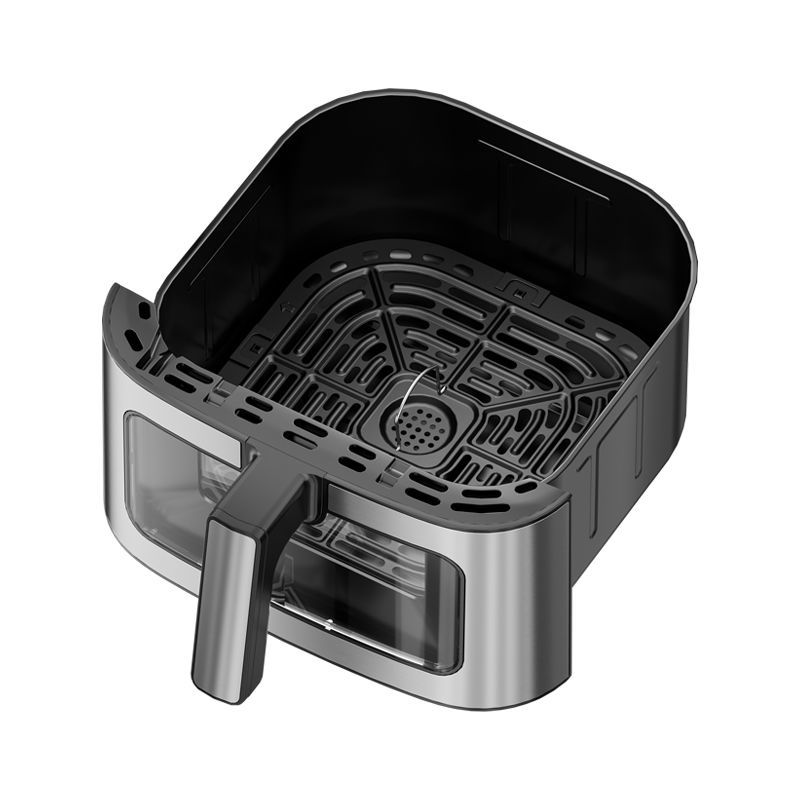Primo PRAF-40567 Φριτέζα Αέρος Mechanical 8L 1800W Inox/Μαύρη (400567 Primo PRAF-40567 Φριτέζα Αέρος Mechanical 8L 1800W Inox/Μαύρη (400567